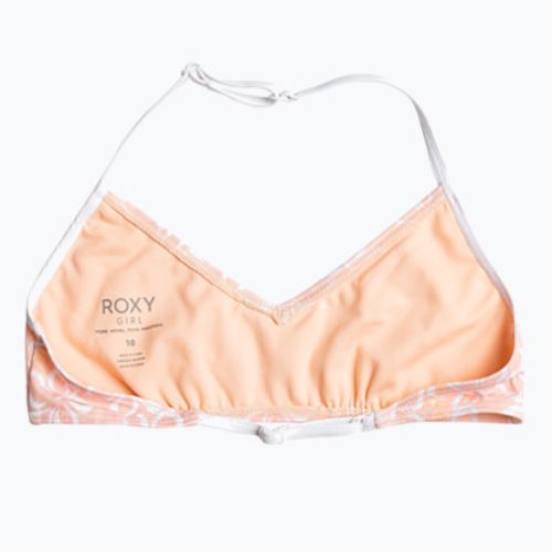 Detské dvojdielne plavky ROXY Joyful Ride Triangle Bra Set 2021 flax hibiscus heat