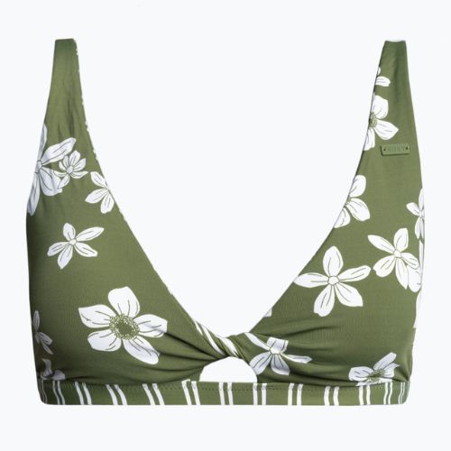 Vrchný diel plaviek ROXY Retro Revo Twist Bra 2021 loden green surfrider spirit s