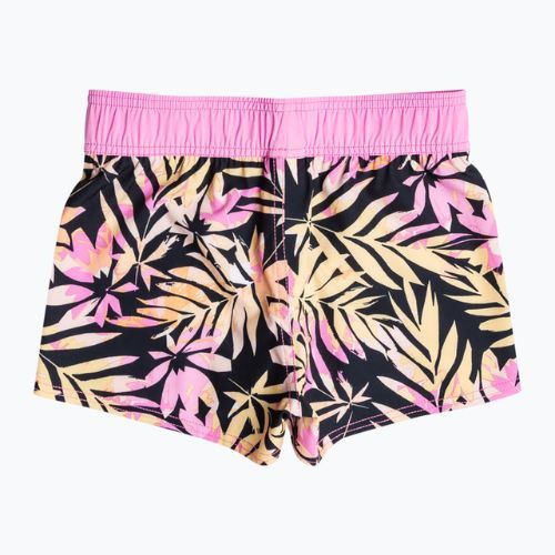 Detské plavecké šortky ROXY Desert Rider 2021 anthracite zebra jungle girl