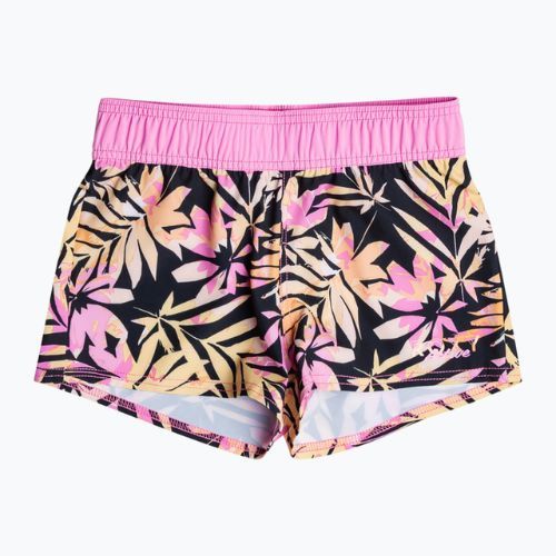 Detské plavecké šortky ROXY Desert Rider 2021 anthracite zebra jungle girl