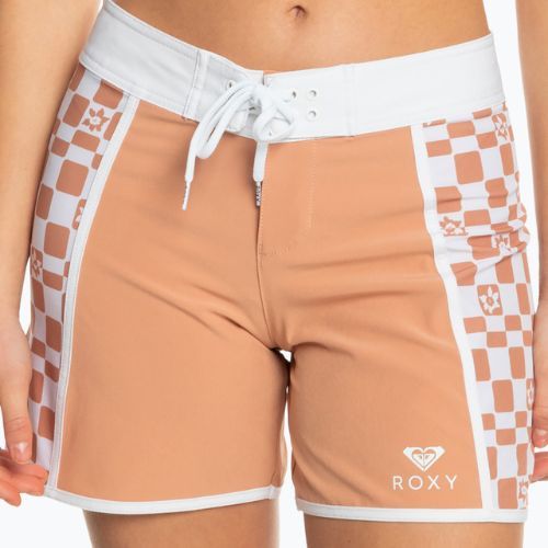 Dámske plavecké šortky ROXY Printed 5" 2021 cork flower box