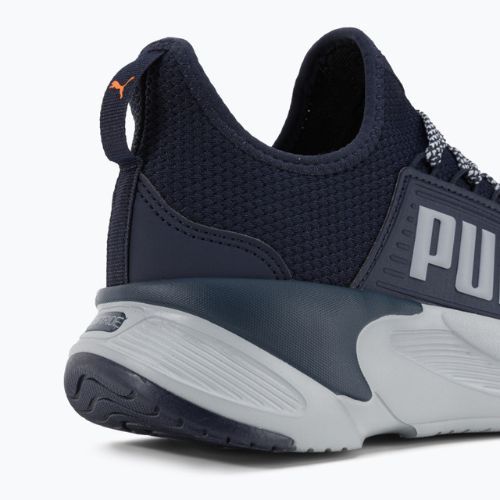 PUMA Softride Premier Slip-On pánska bežecká obuv navy/platinum gray/ultra orange