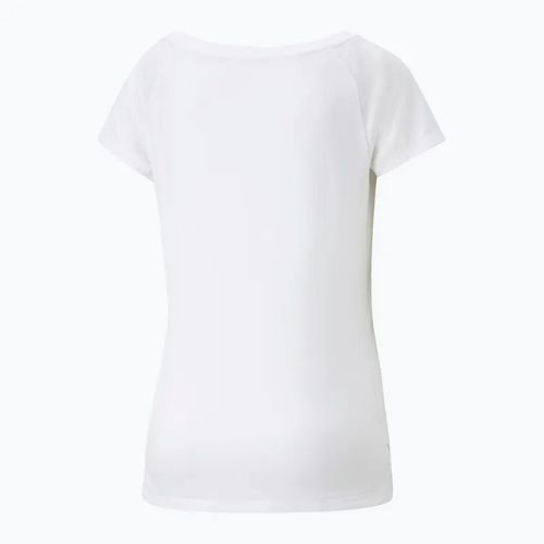 Dámske tréningové tričko PUMA Train Favorite Jersey Cat white 522420 02