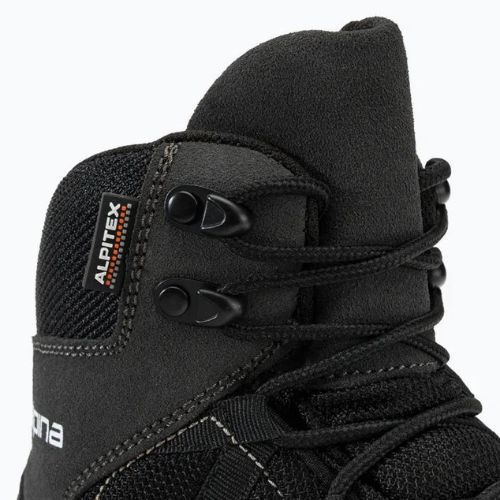 Pánske trekingové topánky Alpina Tracker Mid black/grey