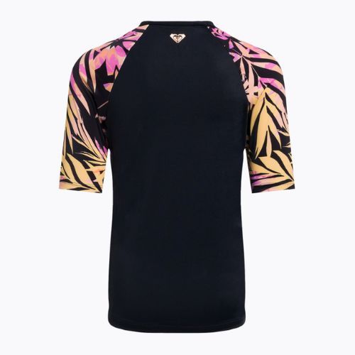 Detské plavecké tričko ROXY Active Joy Lycra 2021 anthracite zebra jungle girl