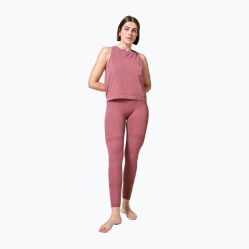 Dámske tréningové legíny Casall Essential Block Seamless High Waist pink 21514