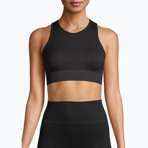 Casall Essential Block Seamless Sport dámsky tréningový top čierny 22114