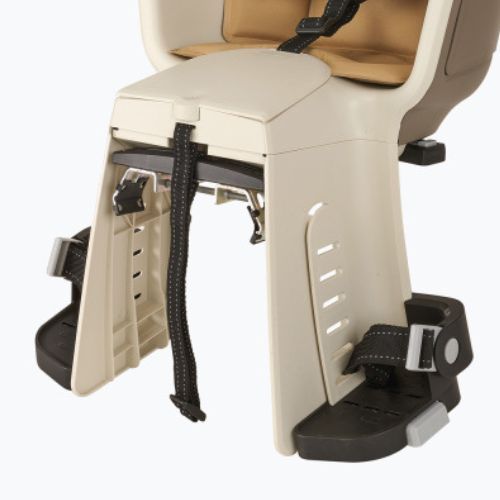 Sedadlo na bicykel Bobike Exclusive Maxi Plus so zadným nosičom béžová 8011200024