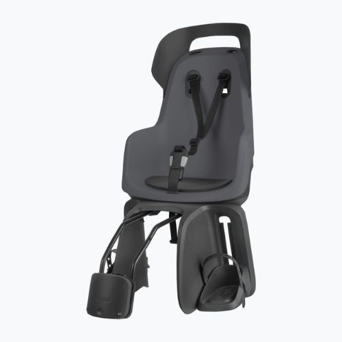Sedadlo na zadný rám bicykla bobike Go RS 1P sivé/čierne 8012700005