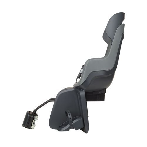 Sedadlo na zadný rám bicykla bobike Go RS 1P sivé/čierne 8012700005