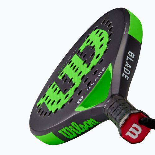 Raketa Wilson Blade Team V2 Padel čierno-zelená WR067411U2
