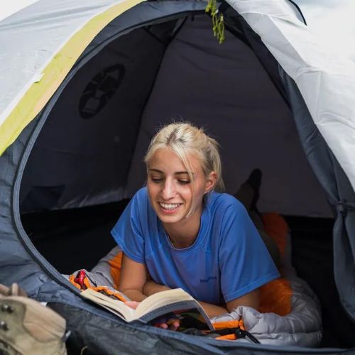 Trekingový stan Coleman Darwin pre 2 osoby sivý 2176903