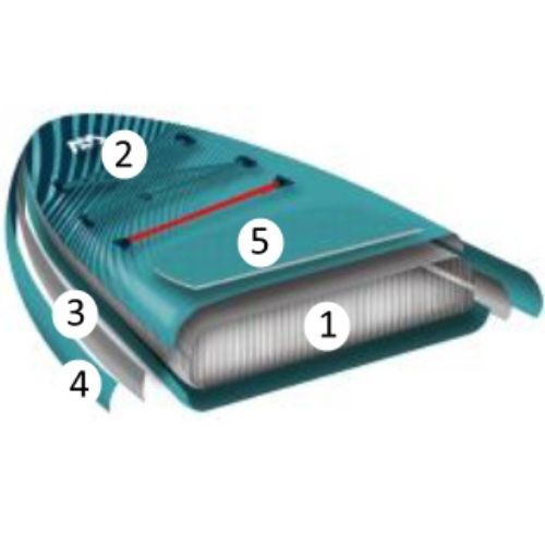 Aqua Marina Vibrant Youth 8'0" žltá SUP doska BT-19VIP