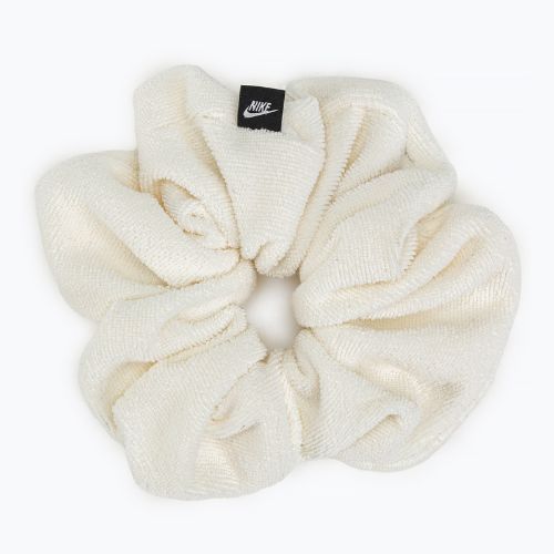 Nike Zberaná kravata do vlasov Veľká froté biela N1008236