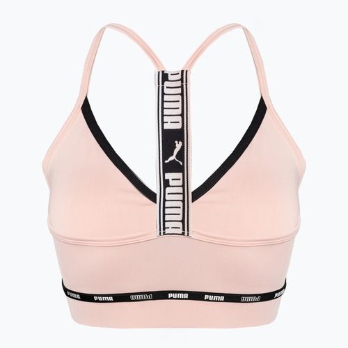 PUMA Low Impact Puma Strong Strappy fitness podprsenka ružová 522225 66