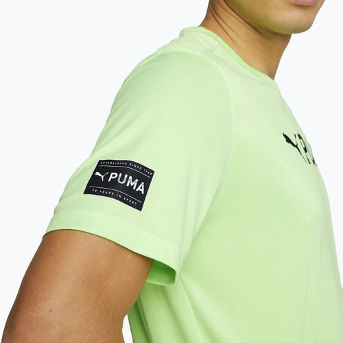 Pánske tréningové tričko PUMA Fit Logo Cf Graphic green 523098 34
