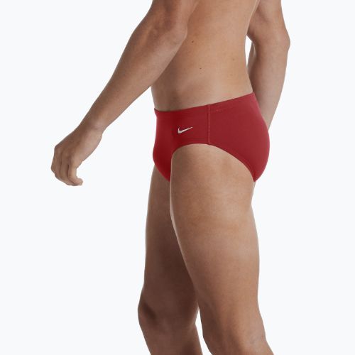 Pánske plavkové nohavičky Nike Hydrastrong Solid Brief červené NESSA004-614