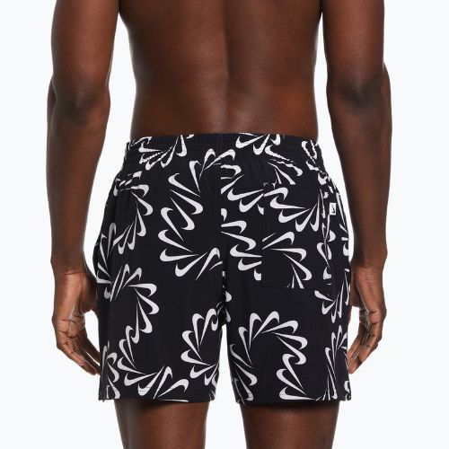 Pánske šortky Nike Swoosh Line 5" Volley black NESSD509-001