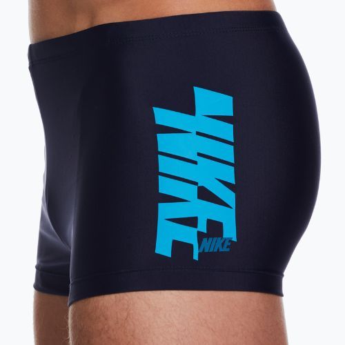 Pánske plavecké boxerky Nike Shift Square Leg navy blue NESSD638-440