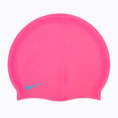 Detská plavecká čiapka Nike Solid Silicone pink TESS0106-670
