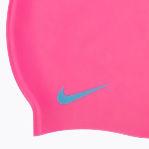 Detská plavecká čiapka Nike Solid Silicone pink TESS0106-670