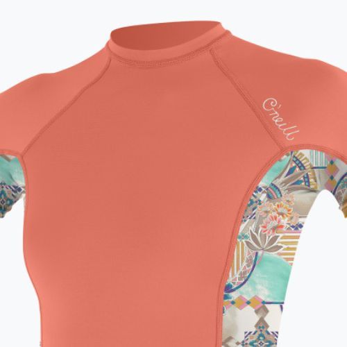 Dámske plavecké tričko O'Neill Side Print Rash Guard orange 5405S