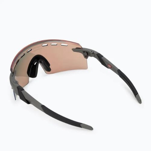 Cyklistické okuliare Oakley Encoder Strike Vented matte onyx/prizm trail torch 0OO9235