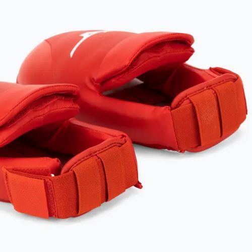 Chrániče nôh Mizuno červené 23EHA10362