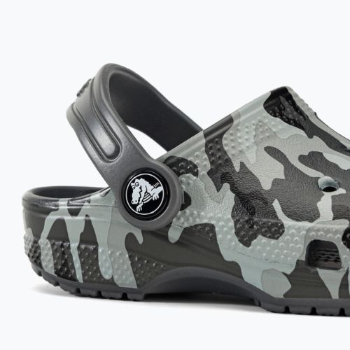 Detské žabky Crocs Classic Camo Clog T grey 207593-097