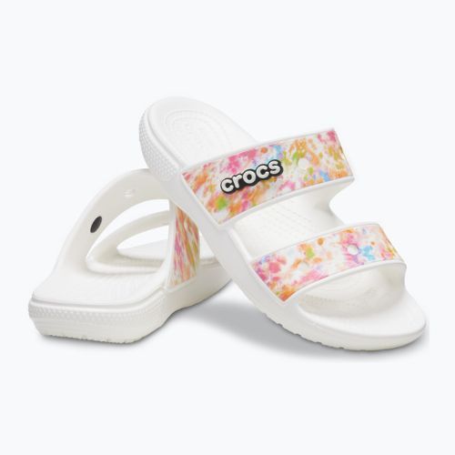 Crocs Classic Crocs Tie-Dye Graphic Sandal white 207283-928 žabky