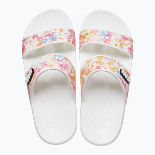 Crocs Classic Crocs Tie-Dye Graphic Sandal white 207283-928 žabky