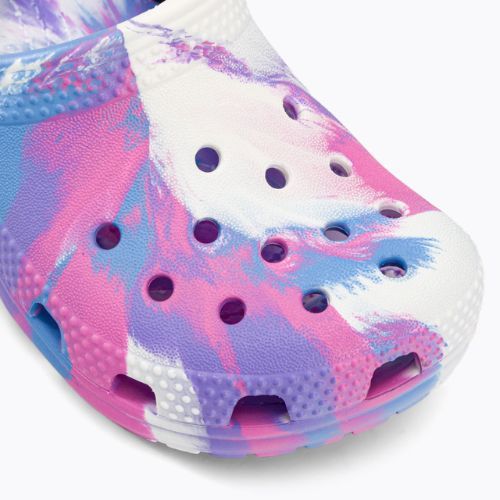 Crocs Classic Marbled Clog T farebné detské žabky 206838-102