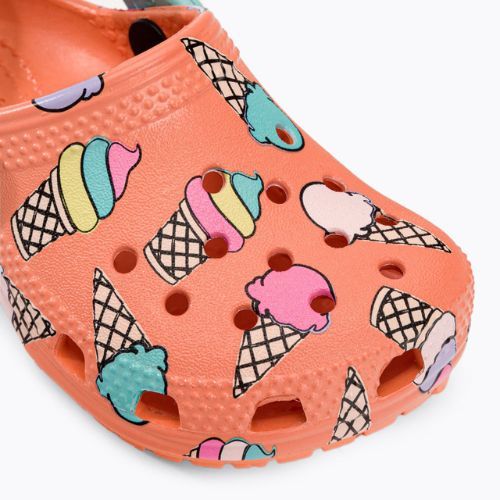 Detské žabky Crocs Classic Pool Party Clog T orange 207846-83E