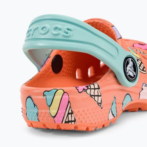 Detské žabky Crocs Classic Pool Party Clog T orange 207846-83E
