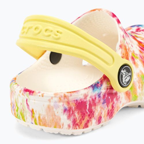 Detské žabky Crocs Classic Tie-Dye Graphic Clog T white 206994-83B