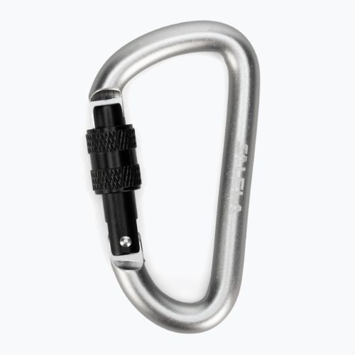 Salewa D-Shape Carbiner so skrutkou šedá 00-0000034102