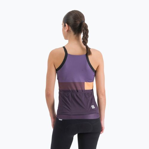 Dámsky cyklistický dres Sportful Snap Top purple 1123024.502