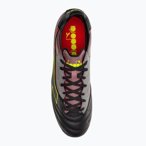Pánske kopačky Diadora Brasil Elite Veloce R LPU čierno-červené DD-101.179181-D0136-39