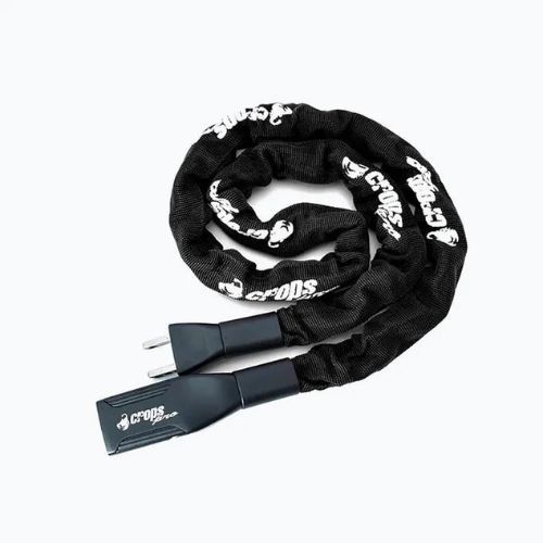 Zámok na bicykel Crops K4-66 čierny CP-K4-66-AL-01