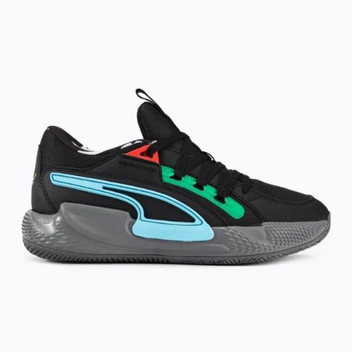 PUMA Court Rider Chaos Block Party pánska basketbalová obuv black 378265 01