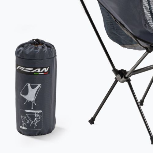 Turistické kreslo Fizan šedé 217