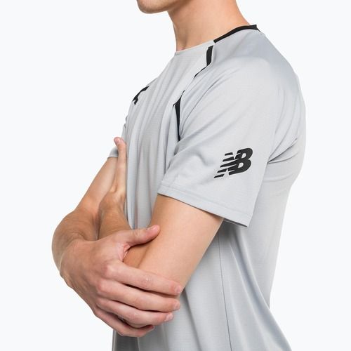 Pánske futbalové tréningové tričko New Balance Tenacity modré MT23145LAN