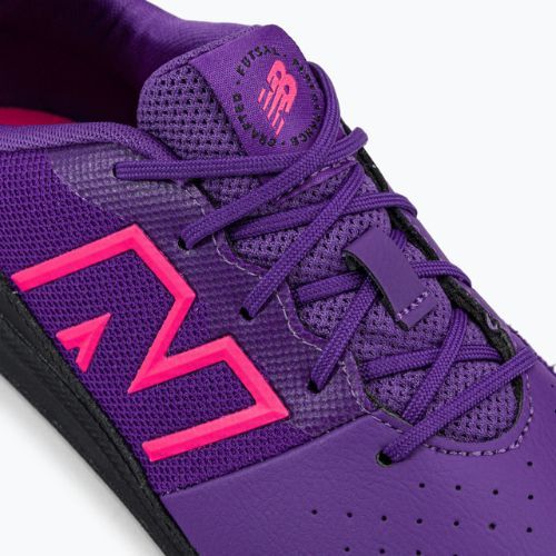 Detské kopačky New Balance Audazo V6 Command IN fialové