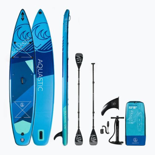 SUP AQUASTIC Touring board 12'6" modrý AQS-SUP005