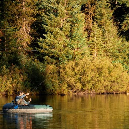Aquaglide Backwoods Angler 75 sivý 584121108 Nafukovací kajak pre 1 osobu