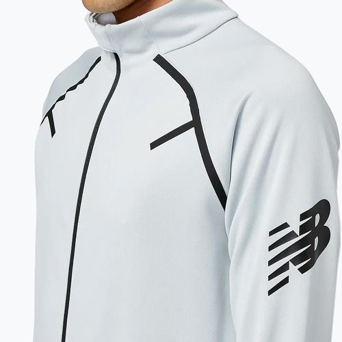 Pánska futbalová mikina New Balance Tenacity Training White MJ23090LAN