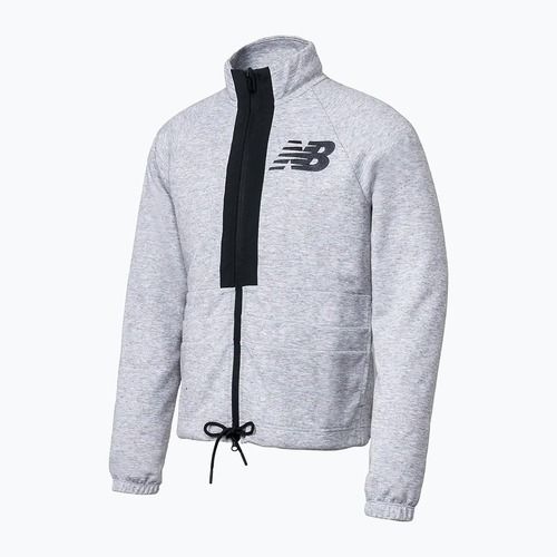 New Balance Uni-Ssentials Moments sivá tréningová bunda UJ31053SXY