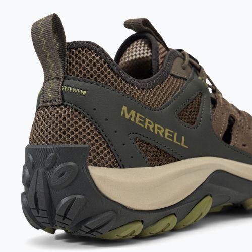 Merrell Accentor 3 Sieve hnedé pánske trekové sandále J135179