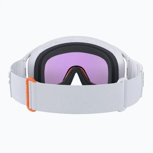 Lyžiarske okuliare POC Zonula Race hydrogen white/zink orange/partly blue