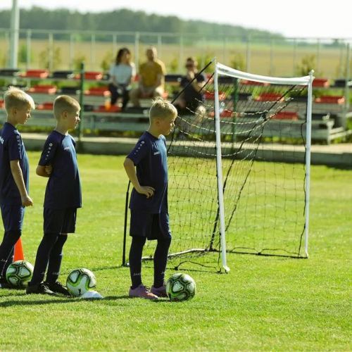 Futbalová bránka OneTeam Flex 240 x 150 cm biela OT-SNG2415